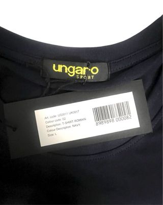 Talla L. Camiseta de hombre UNGARO SPORT.
