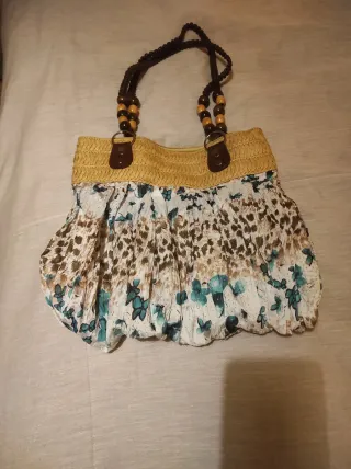 Bolso Capacho Rústico Floral