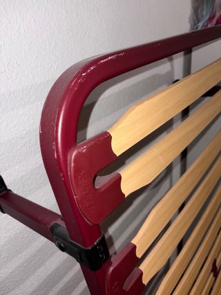 Base Cama Somier 90x190 con ruedas Canapé