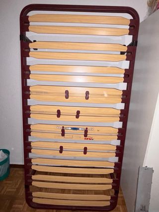 Base Cama Somier 90x190 con ruedas Canapé