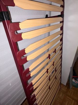 Base Cama Somier 90x190 con ruedas Canapé