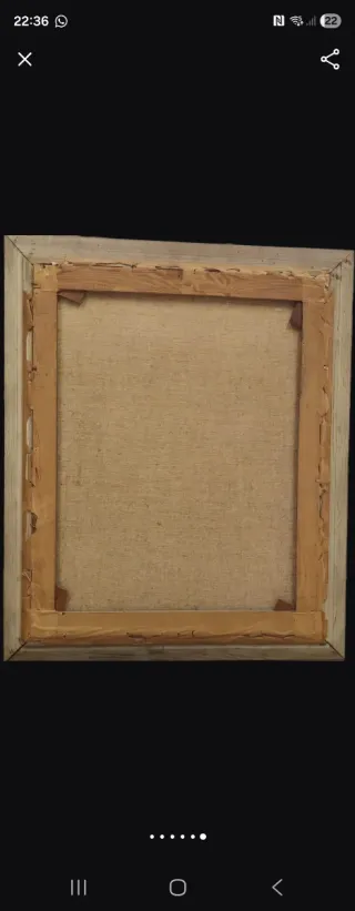 Cuadro óleo payaso Antonio Serer enmarcado