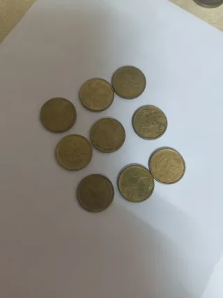 8 Monedas 5 Pesetas