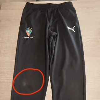 Pantalón C.D. Riudoms Puma Talla 13/14 Negro
