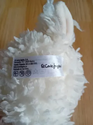 Peluche blanco suave