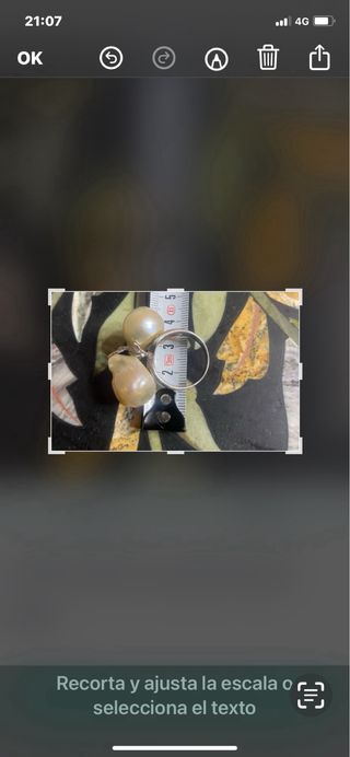 Anillo Plata y Pendientes Perlas Barrocas