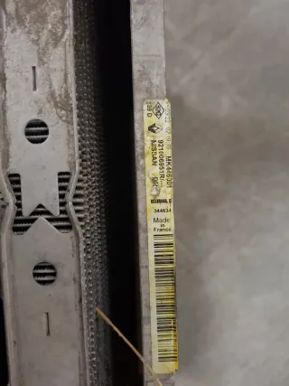 Radiador con electroventilador