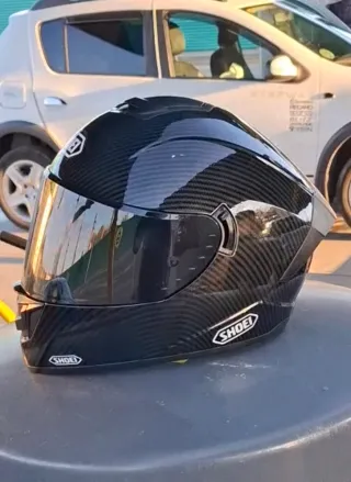 Casco Moto Estilo Carbono