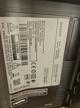 Televisor Samsung Plateado  Smart TV 40pulg