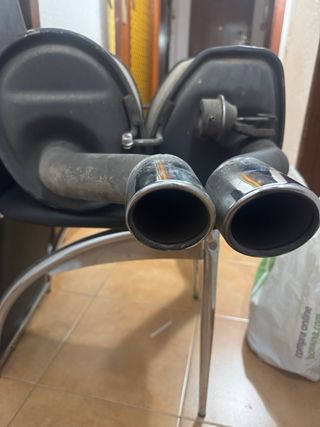 Silencioso escape BMW 545i