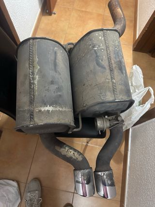 Silencioso escape BMW 545i