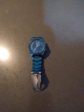 Reloj Lotus Mujer Azul y Plateado