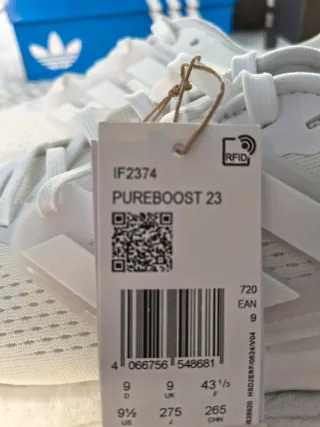 Adidas Pureboost 23 Blancas