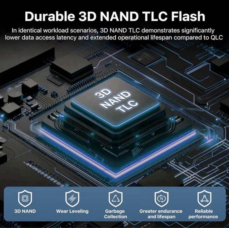 SSD M.2 NVMe PCIe 4.0 1TB RONGSHU RP5000 afbeelding 3