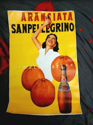 Poster San Pellegrino Aranciata retrò