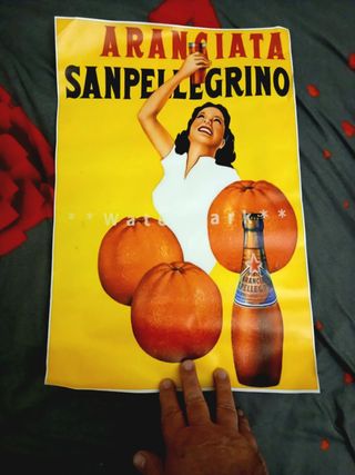 Poster San Pellegrino Aranciata retrò
