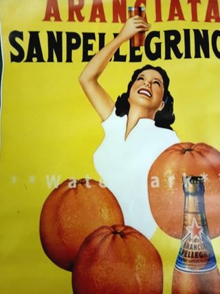 Poster San Pellegrino Aranciata retrò