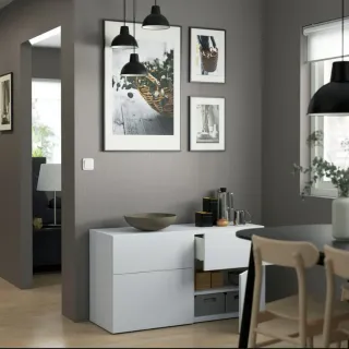 Puertas blancas Lappviken de Ikea. 60x38cm