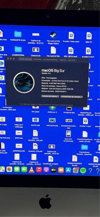 Apple iMac 2022 Negro/Plateado