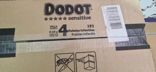 Pañales Dodot Sensitive Talla 4 - 192 uds