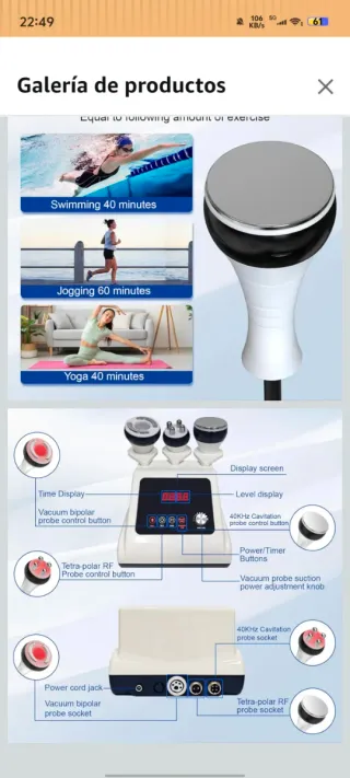 Masajeador Anticelulítico 40K 3 en 1