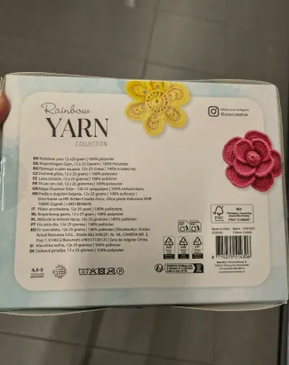 Set 12 gomitoli AVEC Rainbow Yarn Collection