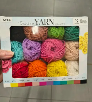 Set 12 gomitoli AVEC Rainbow Yarn Collection