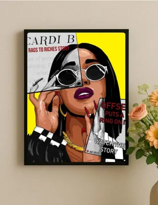 Cuadro Cardi B gta 5