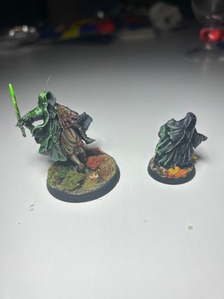 Nazgûl a pie y a caballo