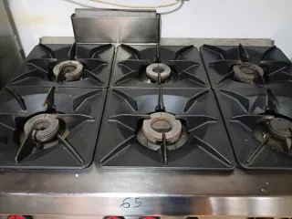 Hornilla Industrial ANGELO_PRO 6 fuegos