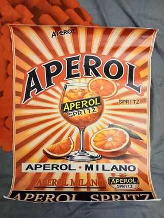 Poster Aperol Spritz Tela Stampato