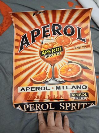 Poster Aperol Spritz Tela Stampato