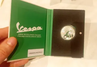 Trittico 5 Euro Vespa - Serie Eccellenze Italiane