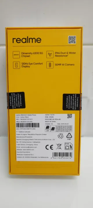 Móvil Realme 14X 5G Negro