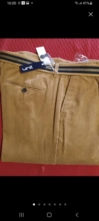 Pantalón pana caballero T50 nuevo