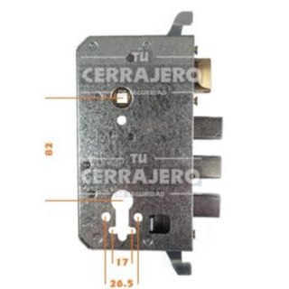 Cerradura ARCU Perfil Europeo - Mano Izquierda