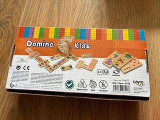 Domino de madera para niños