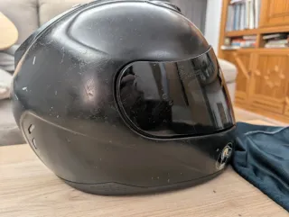 Casco HJC FS-11 Negro con Visera Negra (M)