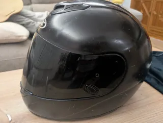 Casco HJC FS-11 Negro con Visera Negra (M)