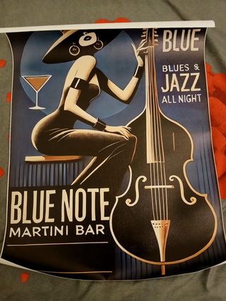 Poster Vintage Blue Note Jazz Club