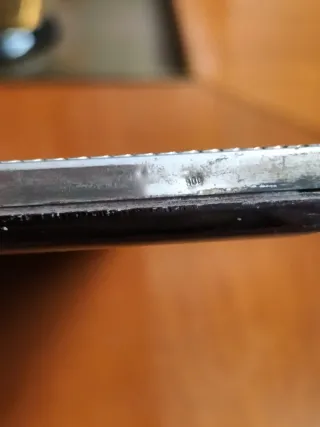 Cornice antica argento 800 e legno