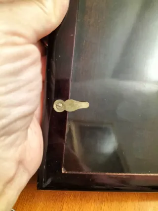 Cornice antica argento 800 e legno