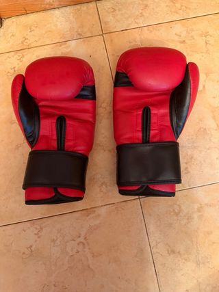 Guantes de boxeo KSA KARIM rojos 12 oz