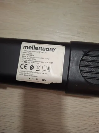 Bicicletta Spinning Mellerware Nera