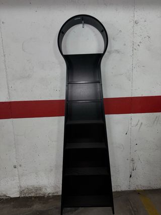 Estantería de madera color wengue en buen estado