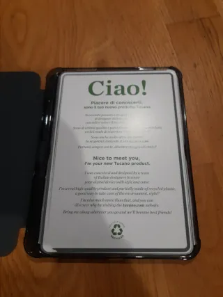 Funda Tucano Satin Folio iPad 10ª Gen Gris