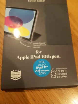 Funda Tucano Satin Folio iPad 10ª Gen Gris