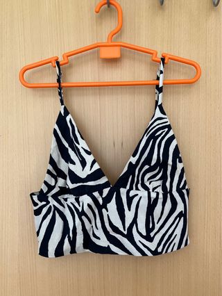 Top cebra Zara