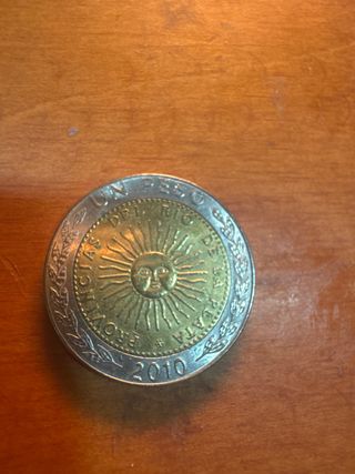 Moneda 1 Peso Argentino 2010 Sol
