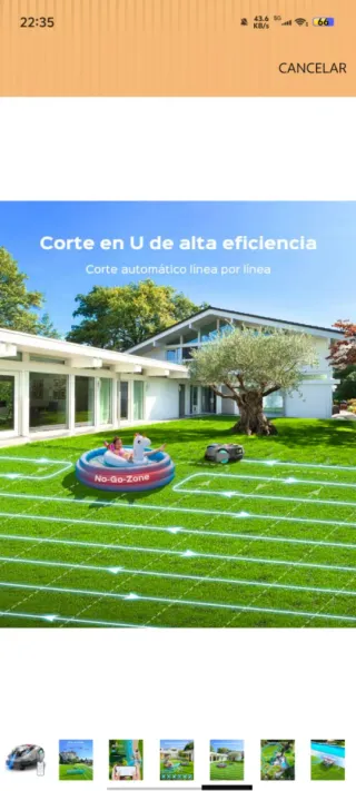 Robot Cortacésped N1600PRO sin Cables